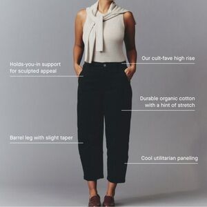 EVERLANE Black The Utility Barrel Pant SIZE 10